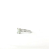 14k White Gold 1.01ct K SI2 Rectangular Cut Diamond Ring Certified By GIA #7235423339